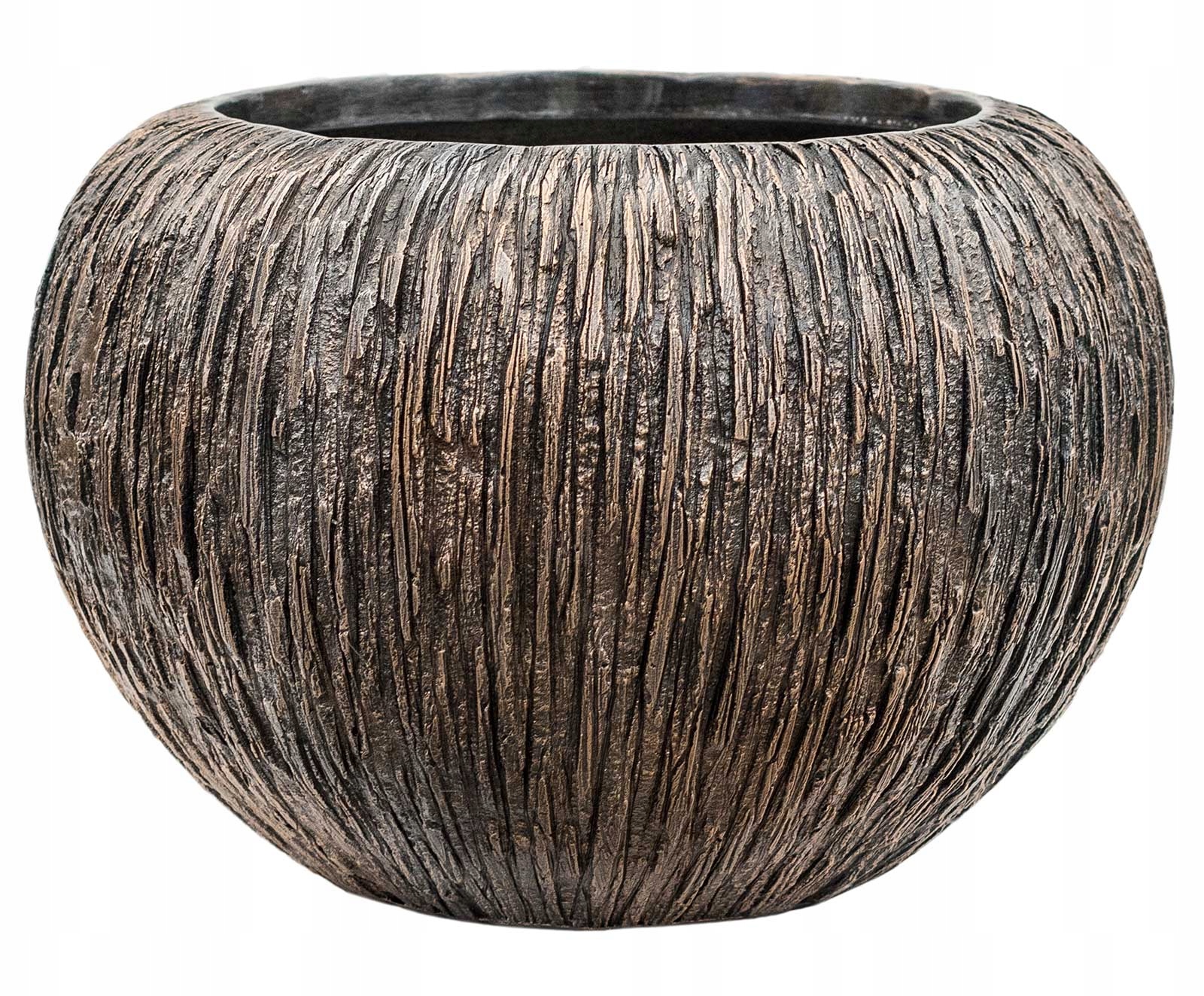 Nieuwkoop kvetináč 27 cm, plast, odtiene hnedej a béžovej, odtiene žltej a zlatej, viacfarebné