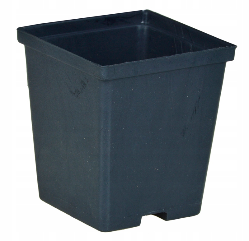 Kvetináč Edoniczki.pl 7 x 8 cm priemer 7 cm čierny plast