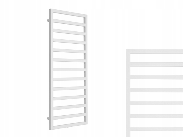 Edan vodný kúpeľňový radiátor 320 W 530 x 710 mm biely