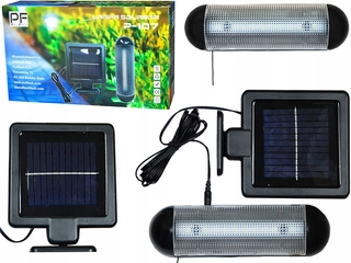 Záhradná fasádna lampa - Fasádne svietidlo POLIFACH, 1 lm, solárne napájanie