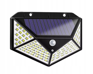 Osvetlenie na jazierko, rybník - 100 LED vonkajšie solárne svietidlo s pohybovým senzorom