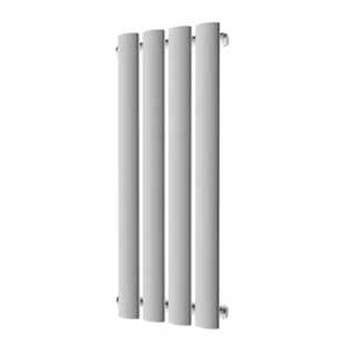 malý biely radiátor vertikálne René 60 x 24 sila 170W