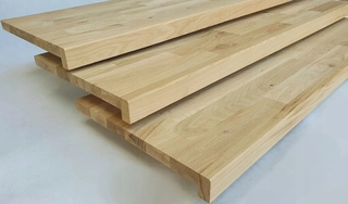 Rustikálne dubové kryty na 1 000 x 320x20/40 stupňov