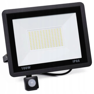 Osvetlenie na jazierko, rybník - 100W exteriérový halogénový LED reflektor s pohybovým senzorom