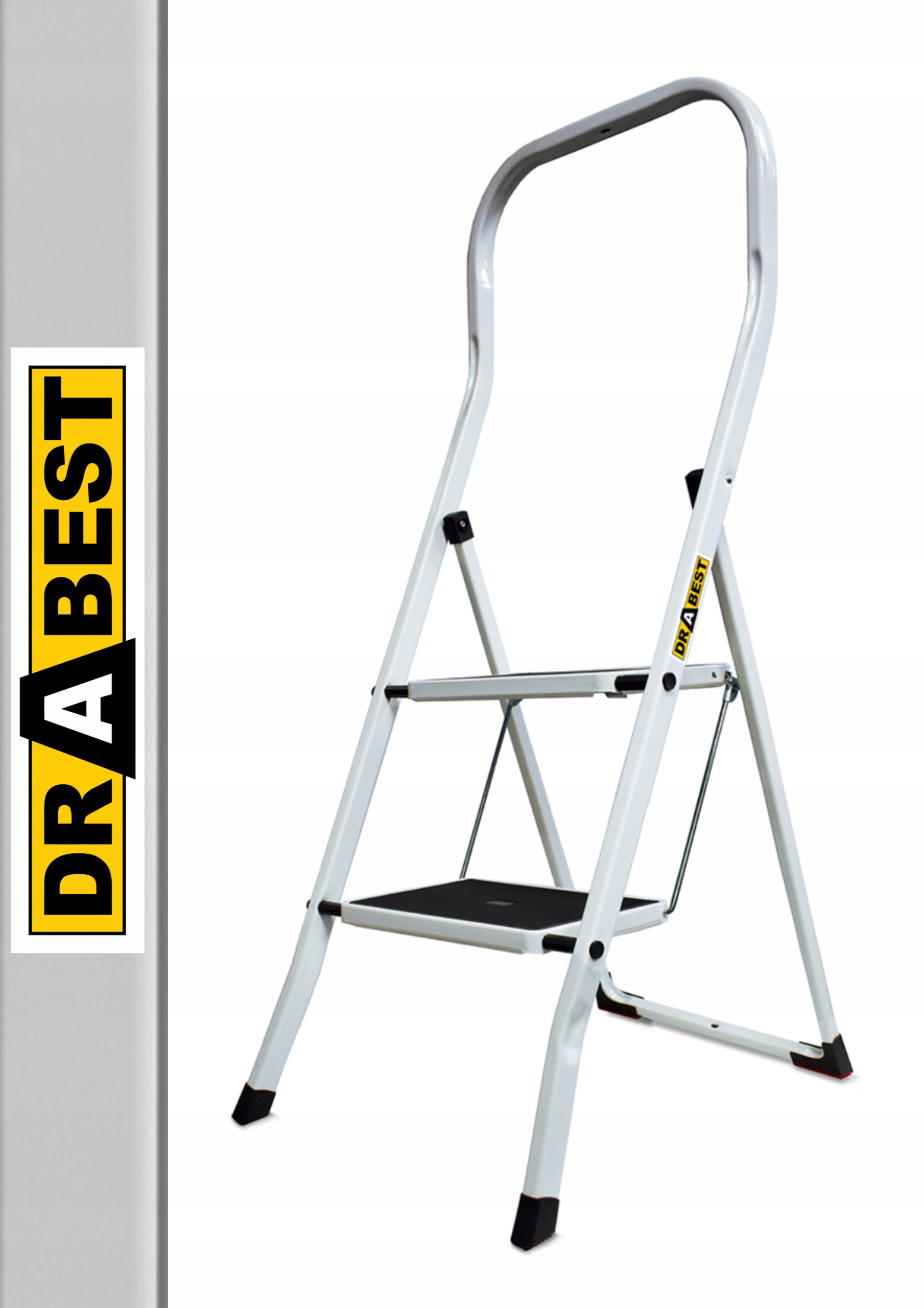 Drabest rebrík 2,46 m oceľový do 150 kg