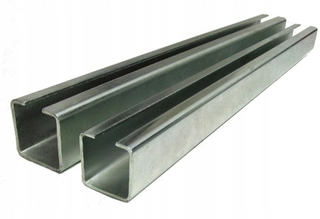 Kovania na posuvné dvere - (epizóda 1 m) Raw Rail 30x30x2 mm zavesená