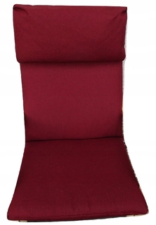 Vankúše  - Vankúš IKEA PELLO PONG 8CM BORDO