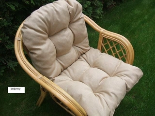 Vankúše - CUSHION RATAN ARMCHAIR Výrobca Marcos Beż Karmel