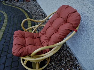 Vankúše  - ratanový vankúš na hojdacie kreslo 120 cm VÝROBCA