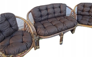 Vankúše - Vankúše na Rattan Comver. 6 kusov steve bronz