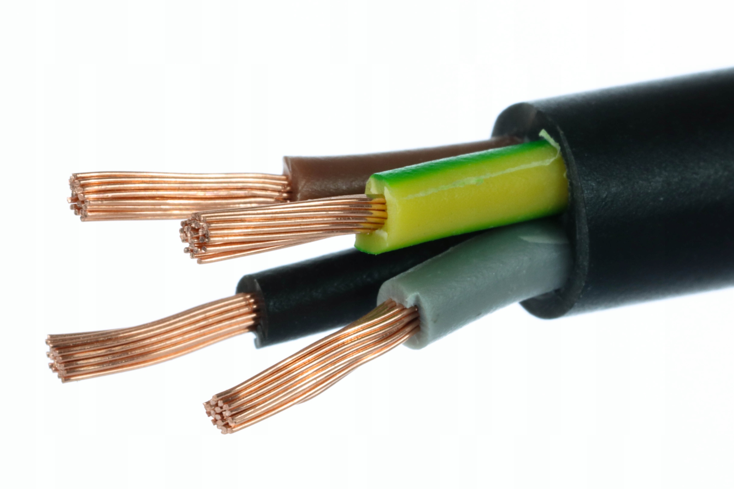 Okrúhly elektrický kábel, flexibilný (šnúra) OWY Digma 4 x 1,5