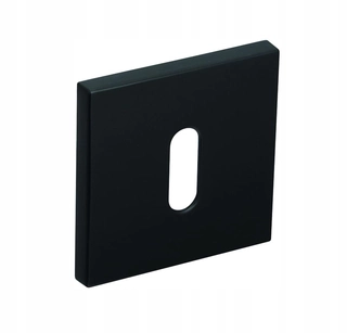 Kľučky na dvere - Rosette S Square Key Black Infinity Line