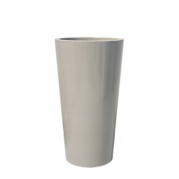 Euro3plast kvetináč 40 cm x 40 x 75 cm plastový, odtiene hnedej a béžovej, odtiene sivej a striebornej