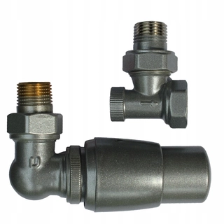Hlavica, ventíl - Gray Metal Angle Set Termostatické majster L