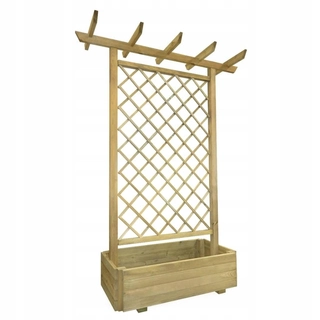 Perangola -  vidaXL Pergola s kvetináčom 162 x 56 x 204 cm
