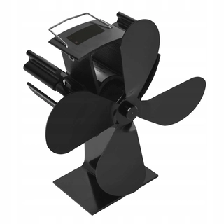 Ventilátor ku krbu, kachliam - Fan Krbové horáko Fan Black