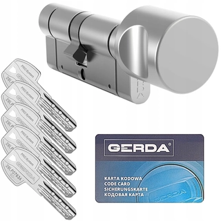 Zámok na dvere - Gerda Pro System 30/30G Vložte s gombom