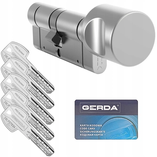 Zámok na dvere -  Vložte Gerda Pro System 50/50 g s gombom