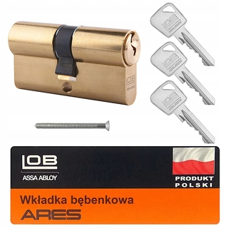 Zámok na dvere - LOB ARE 30/45 Mosadzná vložka