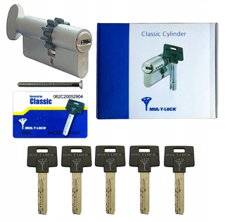 Zámok na dvere -  Mul-T-Lock Classic BW 31/40G Insert s gombom