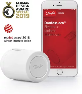 Hlavica, ventíl - Y19 Termostatické hlavice Danfoss Eco 014G1101