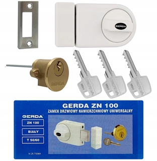 Zámok na dvere - Gerda Spople Castle Zn100 White