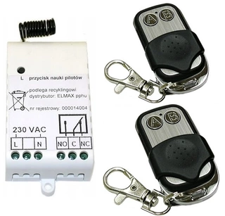 diaľkové ovládanie brány ovládač brány 230v 2 pil