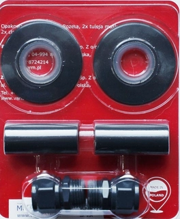 Hlavica, ventíl - Antracit kit - ružica puzdro PEX konektor