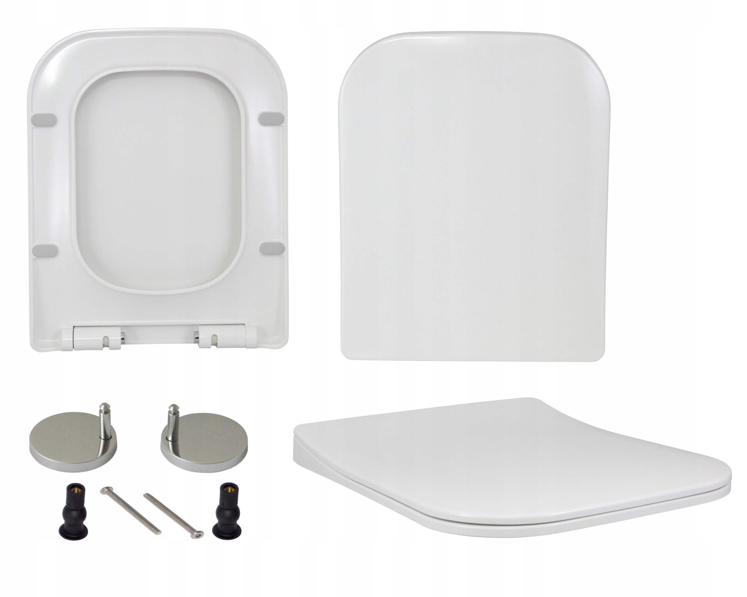 WC sedadlo Estiva SOA, biely duroplast