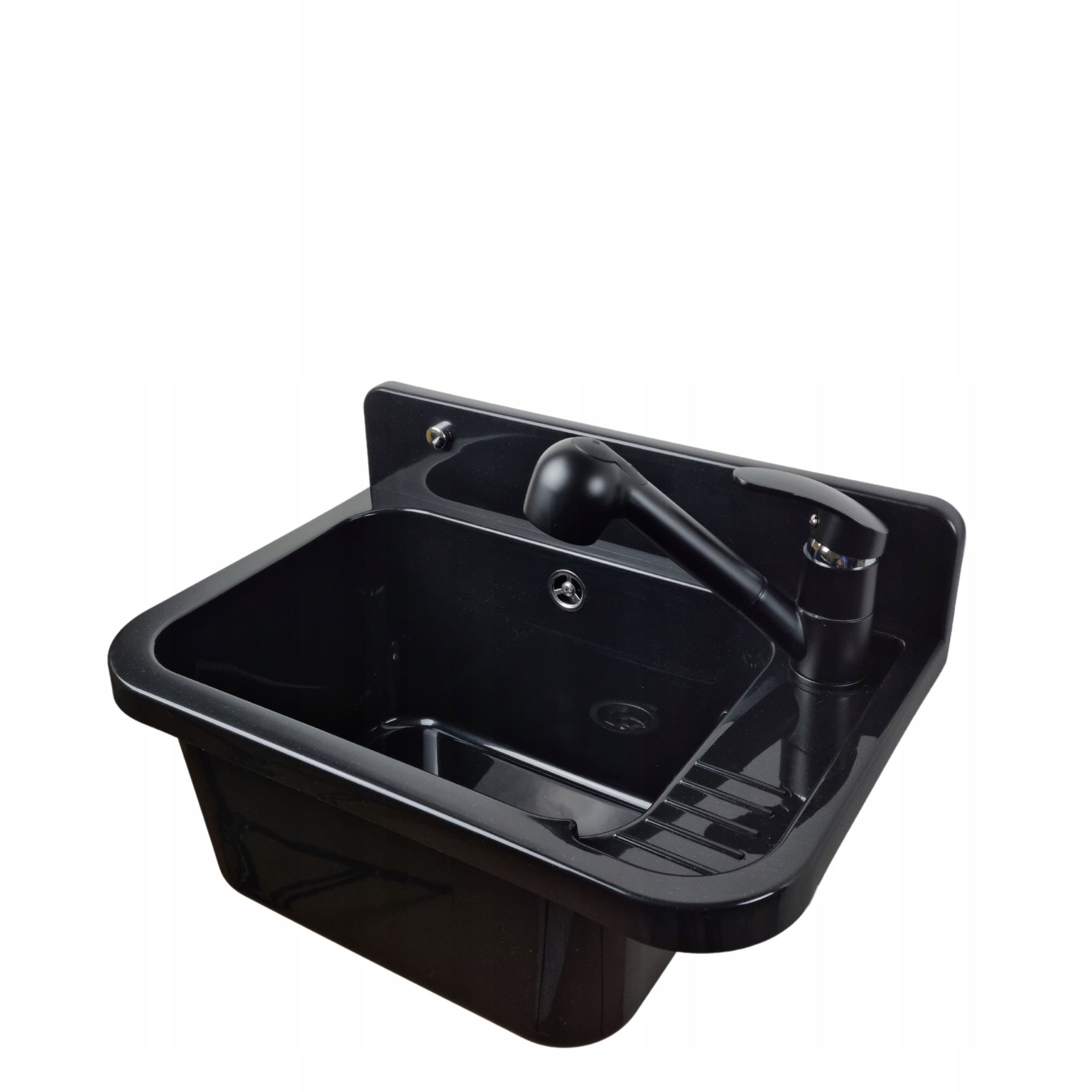 Brado jednomieskový drez Small Bowl Black ATUT Black batéria, čierny polypropylén
