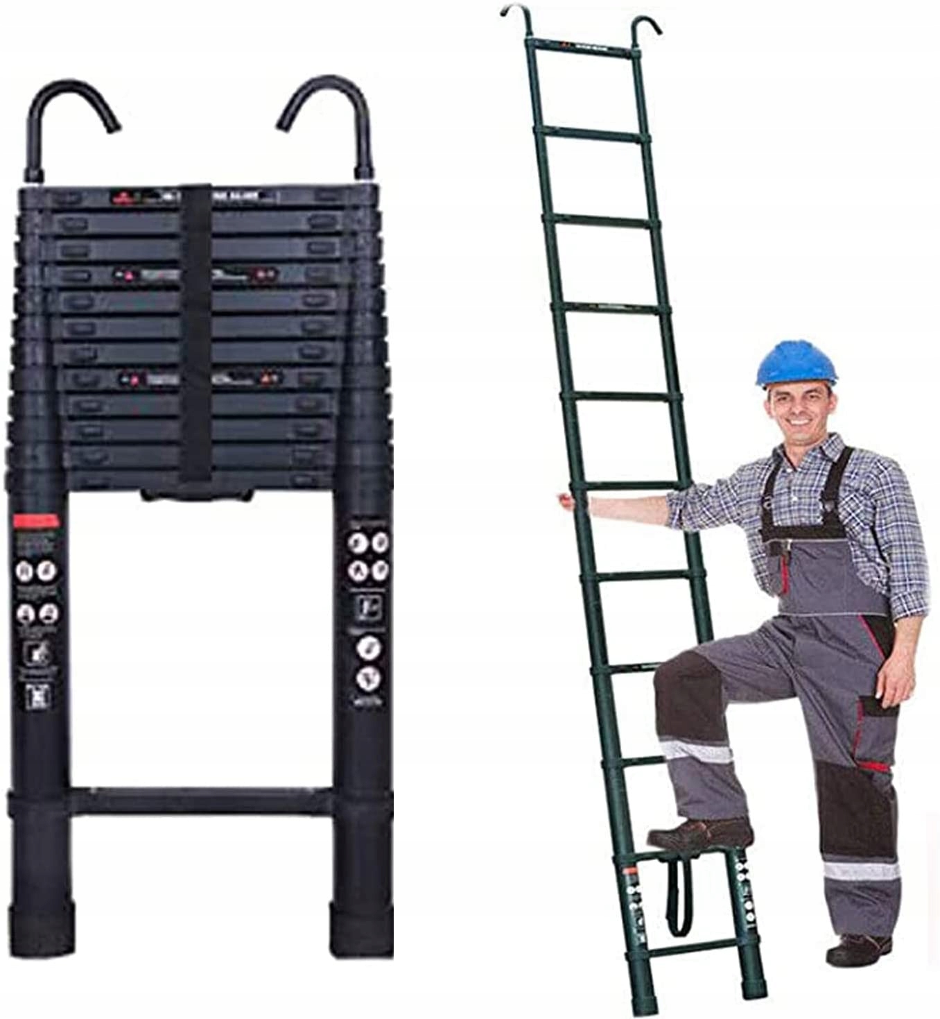 DayPlus rebrík 6,2 m hliníkový 16 až 150 kg