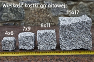 Dlažobné kocky - Dlažobné kocky hrubšie ako 8 cm x 15 x 17 cm 3 kg